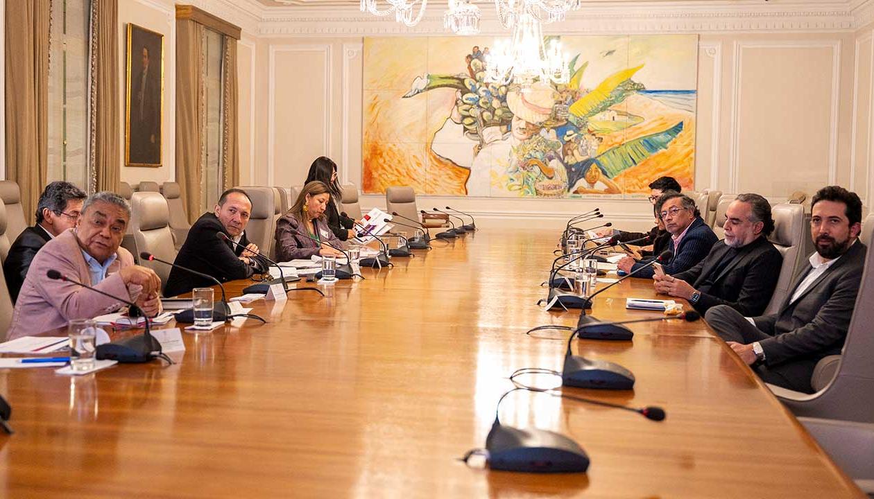 Imagen de la reunión.