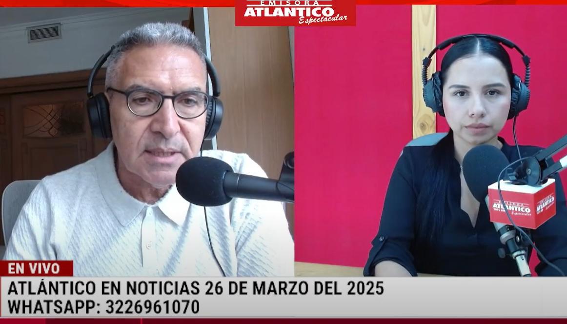 Transmisión de Atlántico en Noticias.