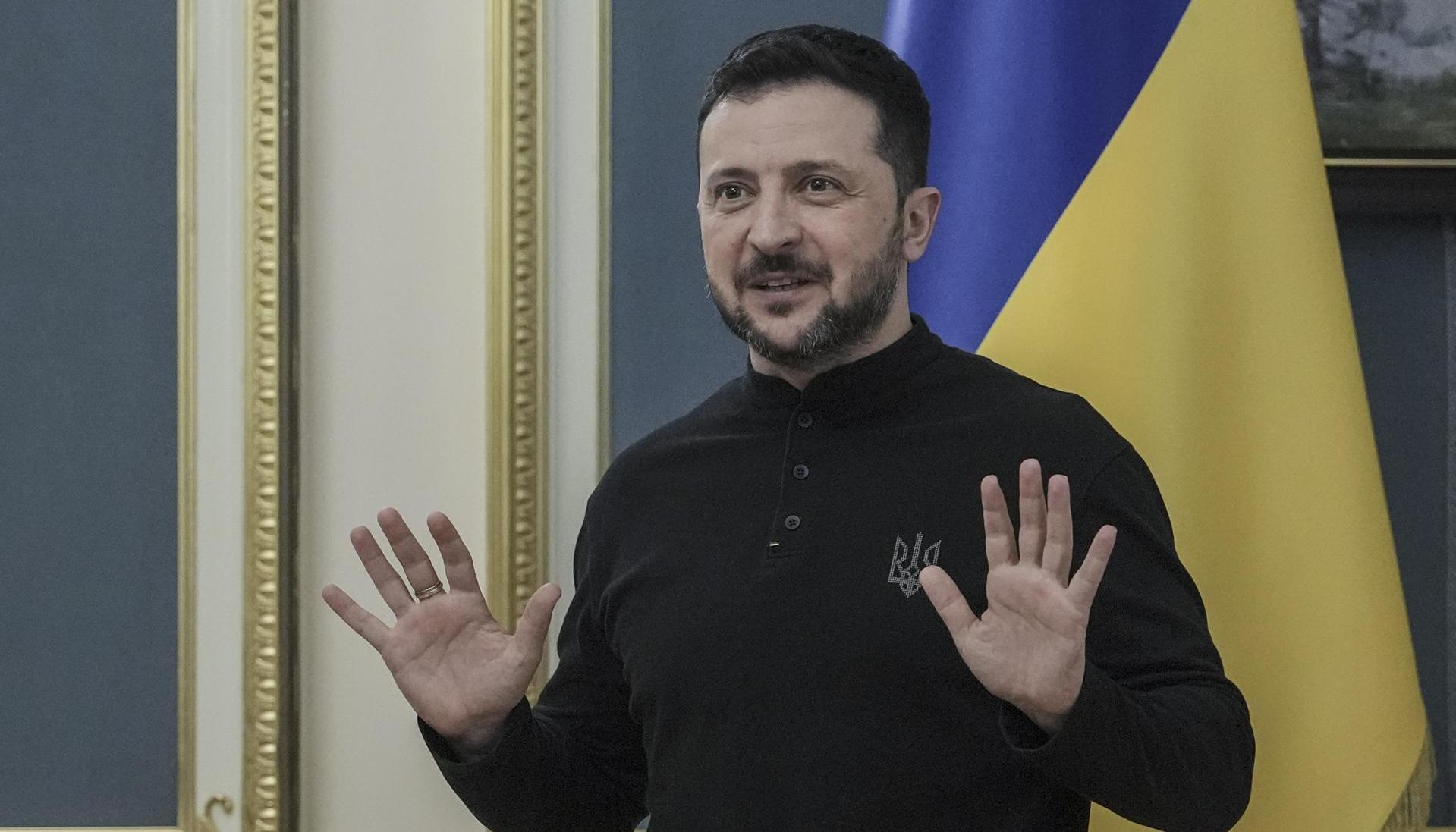 Volodímir Zelenski, Presidente de Ucrania.