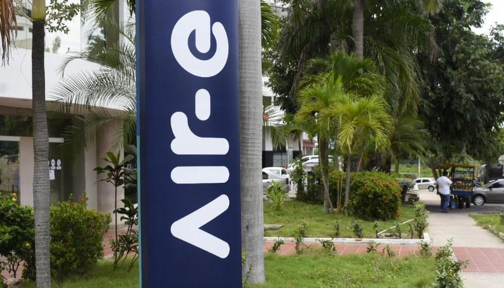 Fachada de una de las oficinas de Air-e en Barranquilla. 