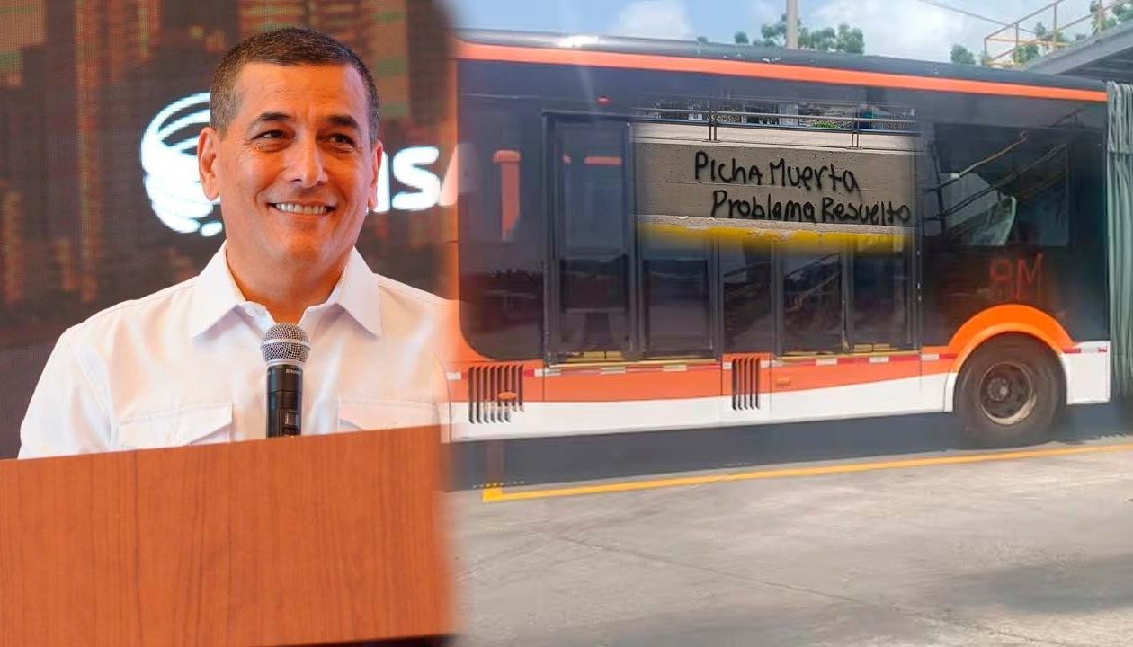 Alcalde Dumek Turbay / Grafitis en el marco del Día Internacional de la mujer en Cartagena.