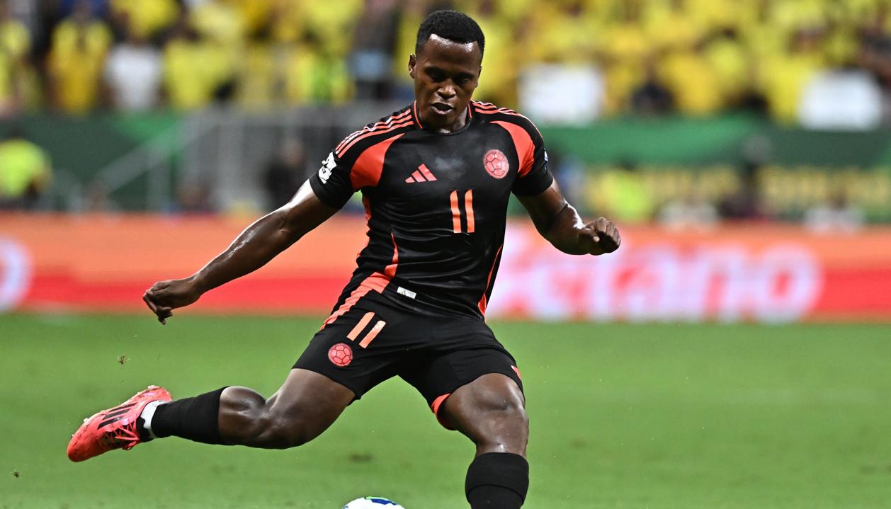 El volante ofensivo colombiano Jhon Arias.