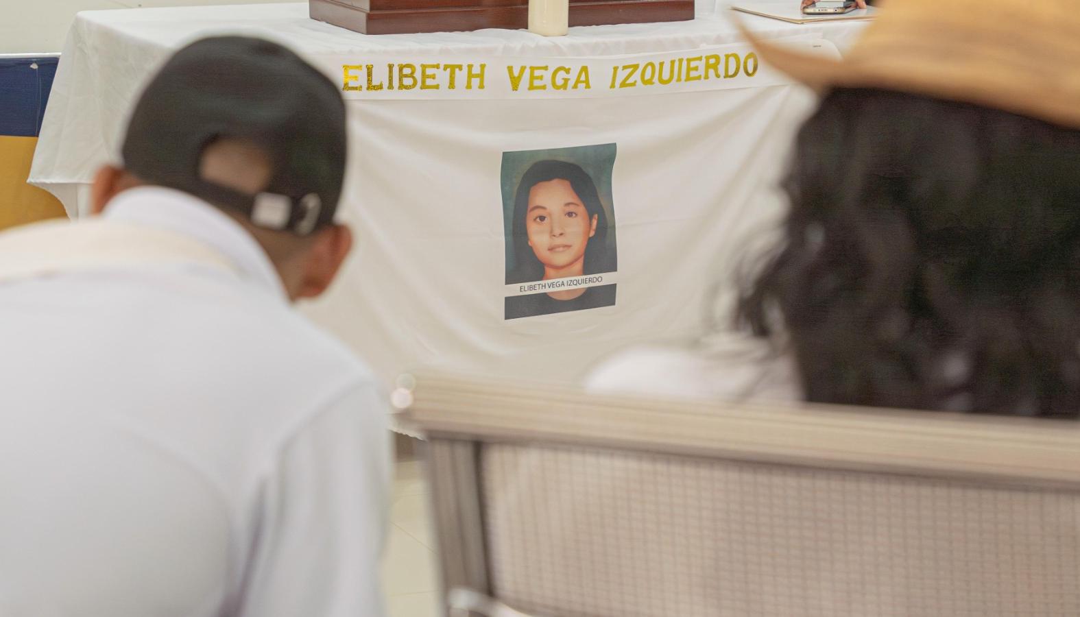 Entrega del cuerpo de Elibeth Vega Izquierdo.