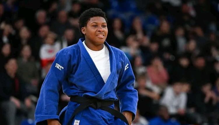 Brenda Olaya en el Grand Slam de judo en Tifilis.