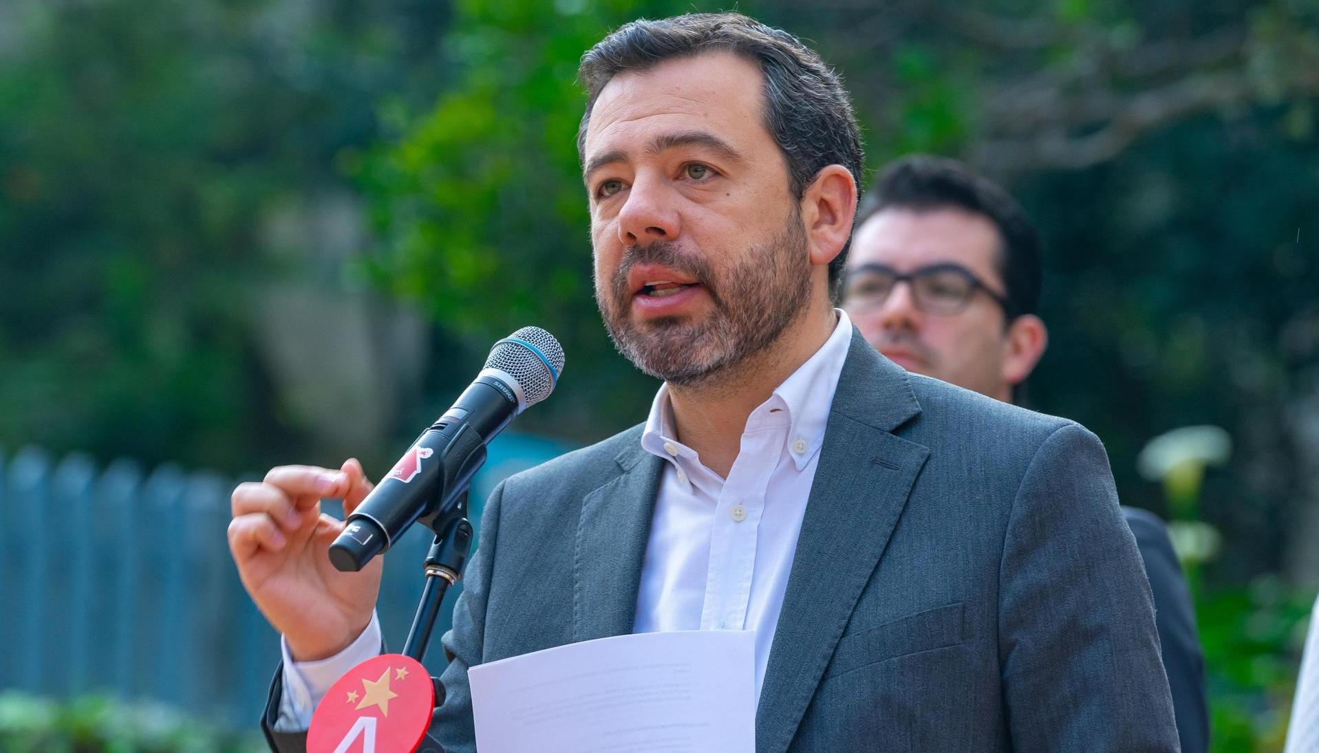 Carlos Fernando Galán, alcalde de Bogotá. 