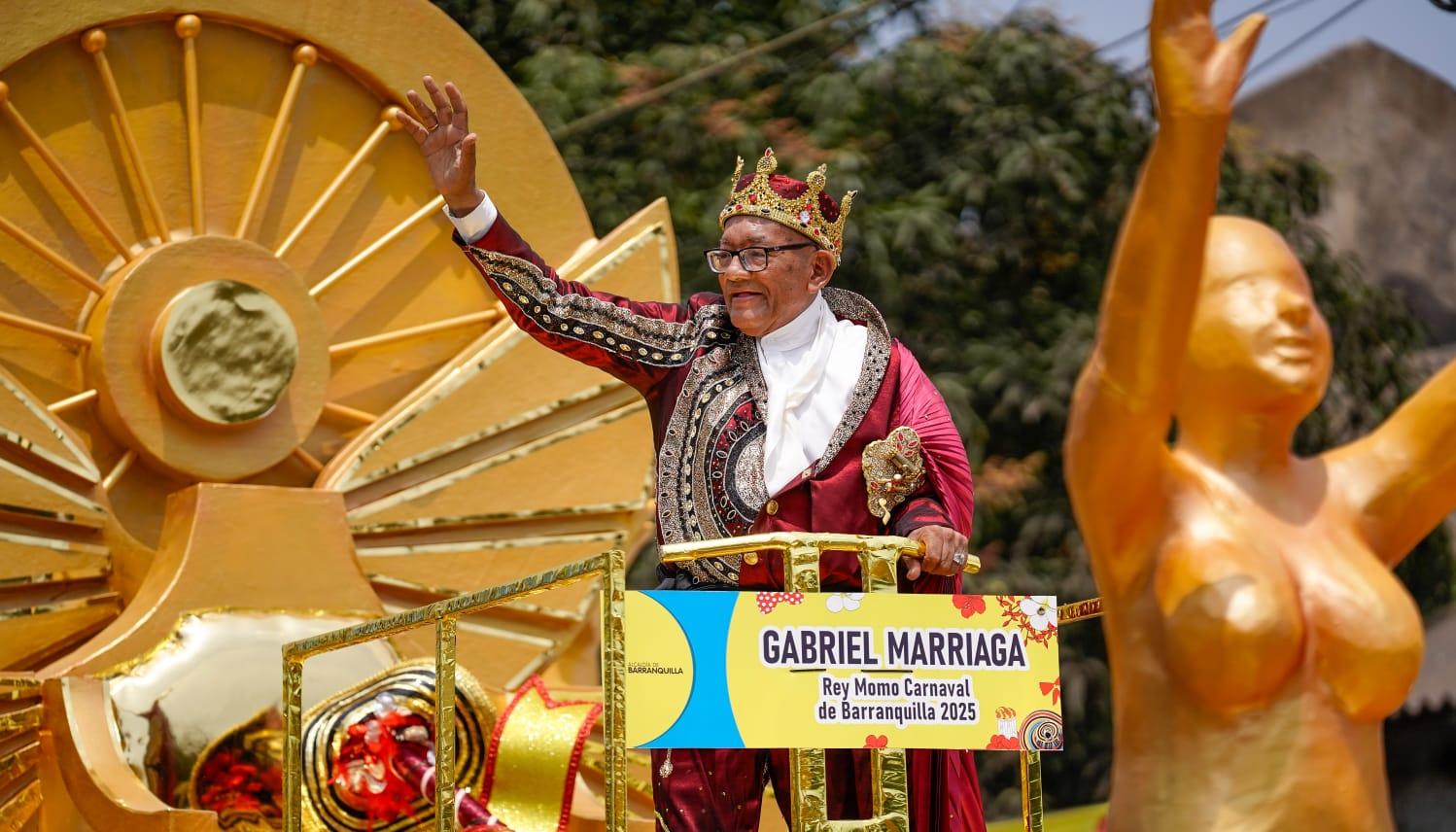 El Rey Momo Gabriel Marriaga.