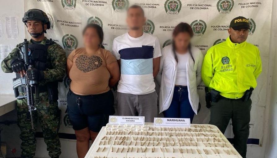 Capturados en los corregimientos de Guacamayal y Tucurinca, Zona Bananera.
