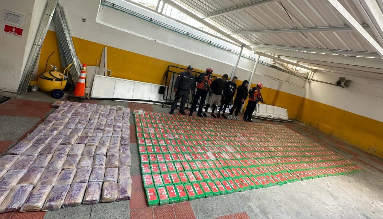 La droga incautada.