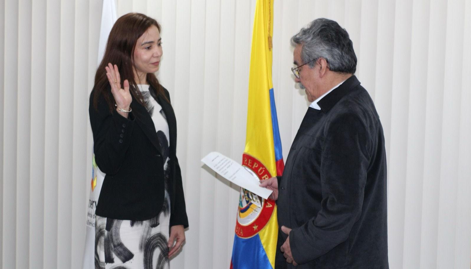 Diana Bustamante, asumiendo como agente interventora de Air-e
