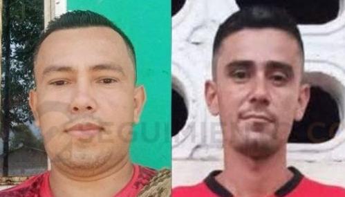 Dayron Martínez Coronel y Jorge Eliecer Martínez Coronel.