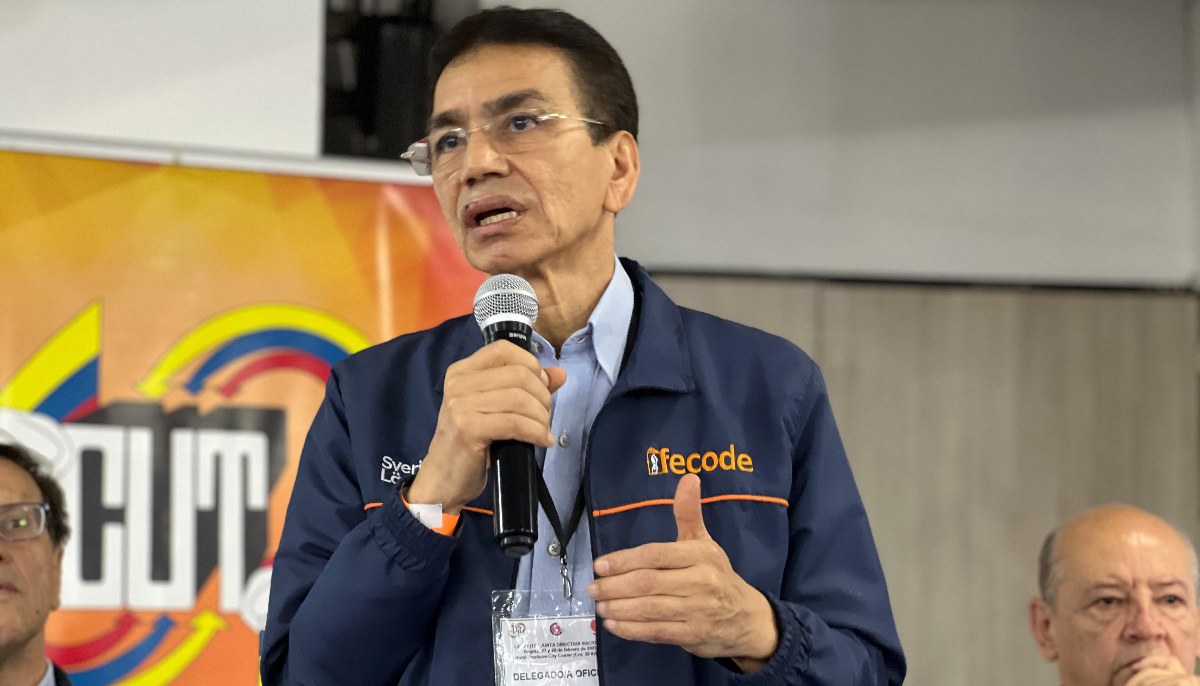 Domingo Ayala Espitia, presidente de Fecode.