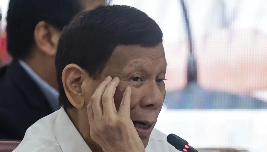 El expresidente de Filipinas, Rodrigo Duterte.