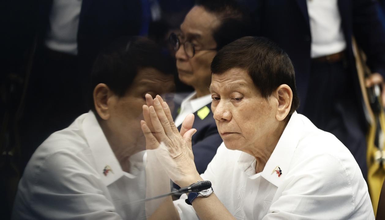 El expresidente filipino Rodrigo Duterte.