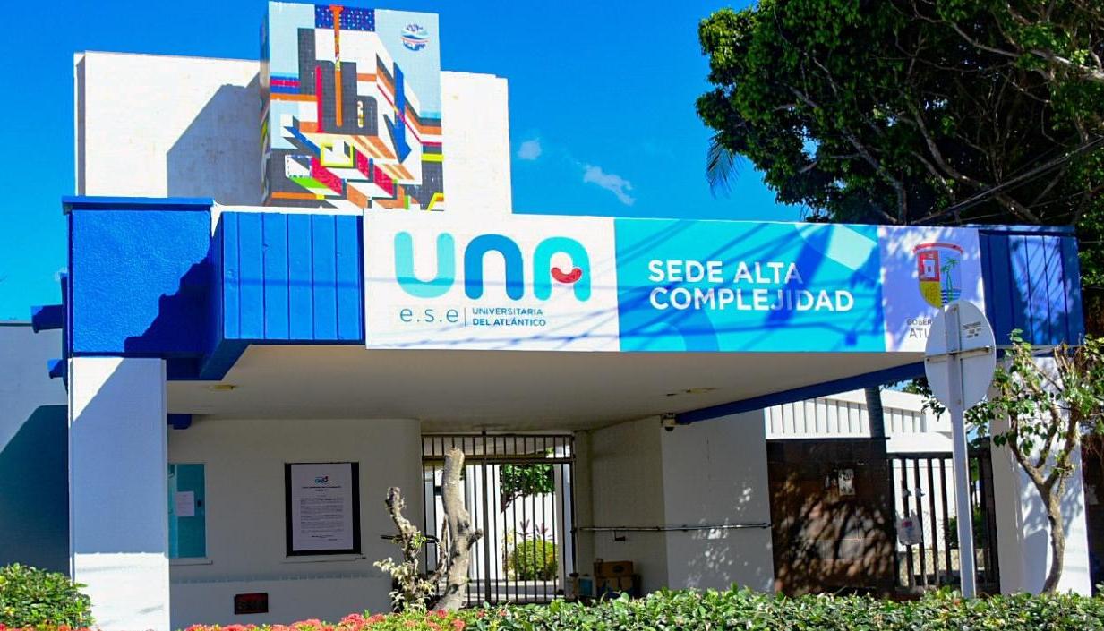 Fachada de la ESE UNA de Alta Complejidad. 