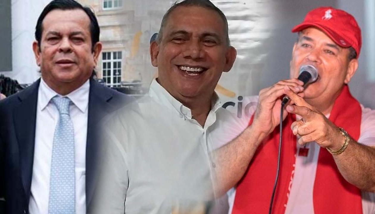Euclides Torres, Máximo Noriega y Santander Lopesierra.