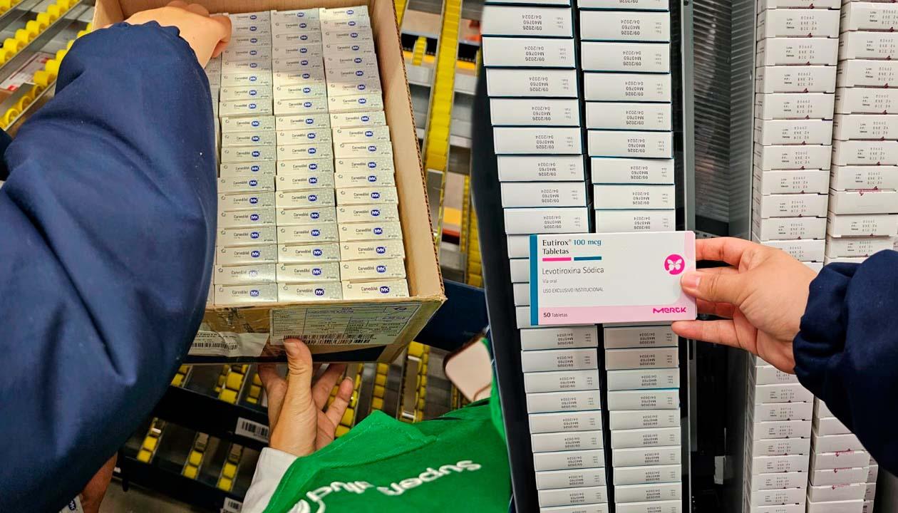 Medicamentos hallados por la Supersalud en Audifarma