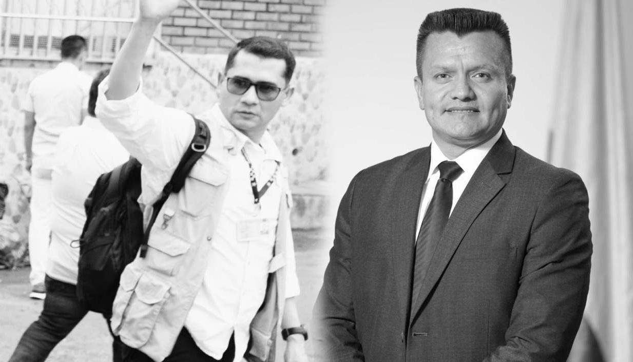 Los dos escoltas fallecidos. 