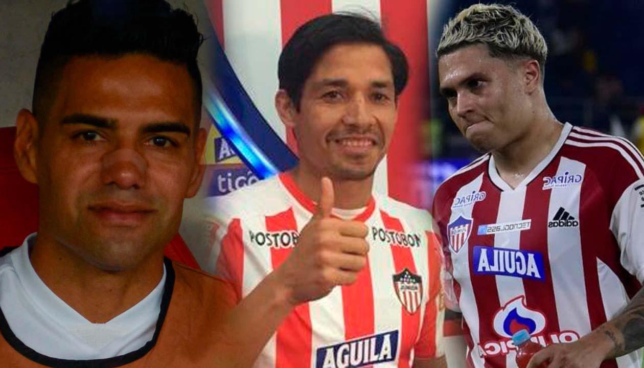 Radamel Falcao García, Matías Fernández y Juan Fernando Quintero.