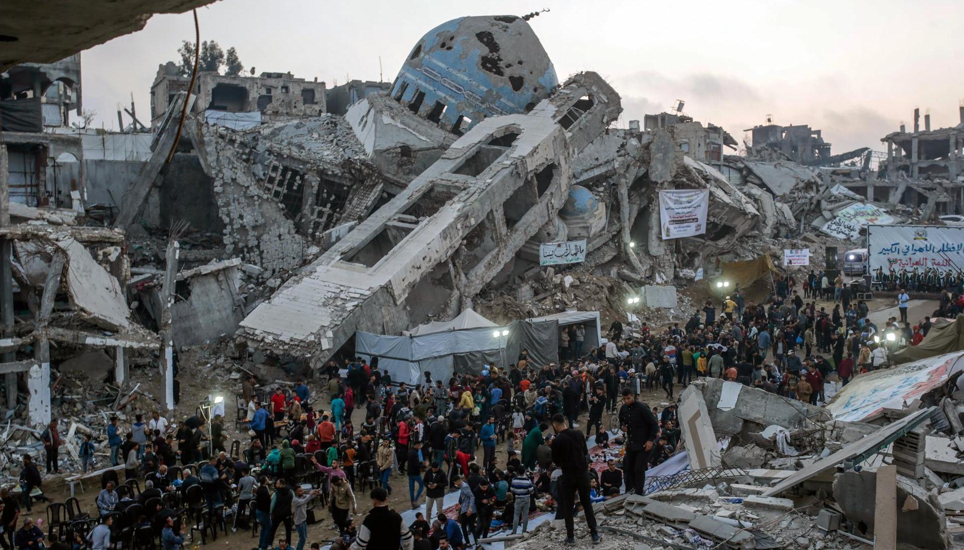 Ataque en Gaza. 