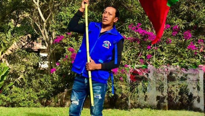 Édgar Tumiñá, guardia indígena asesinado.