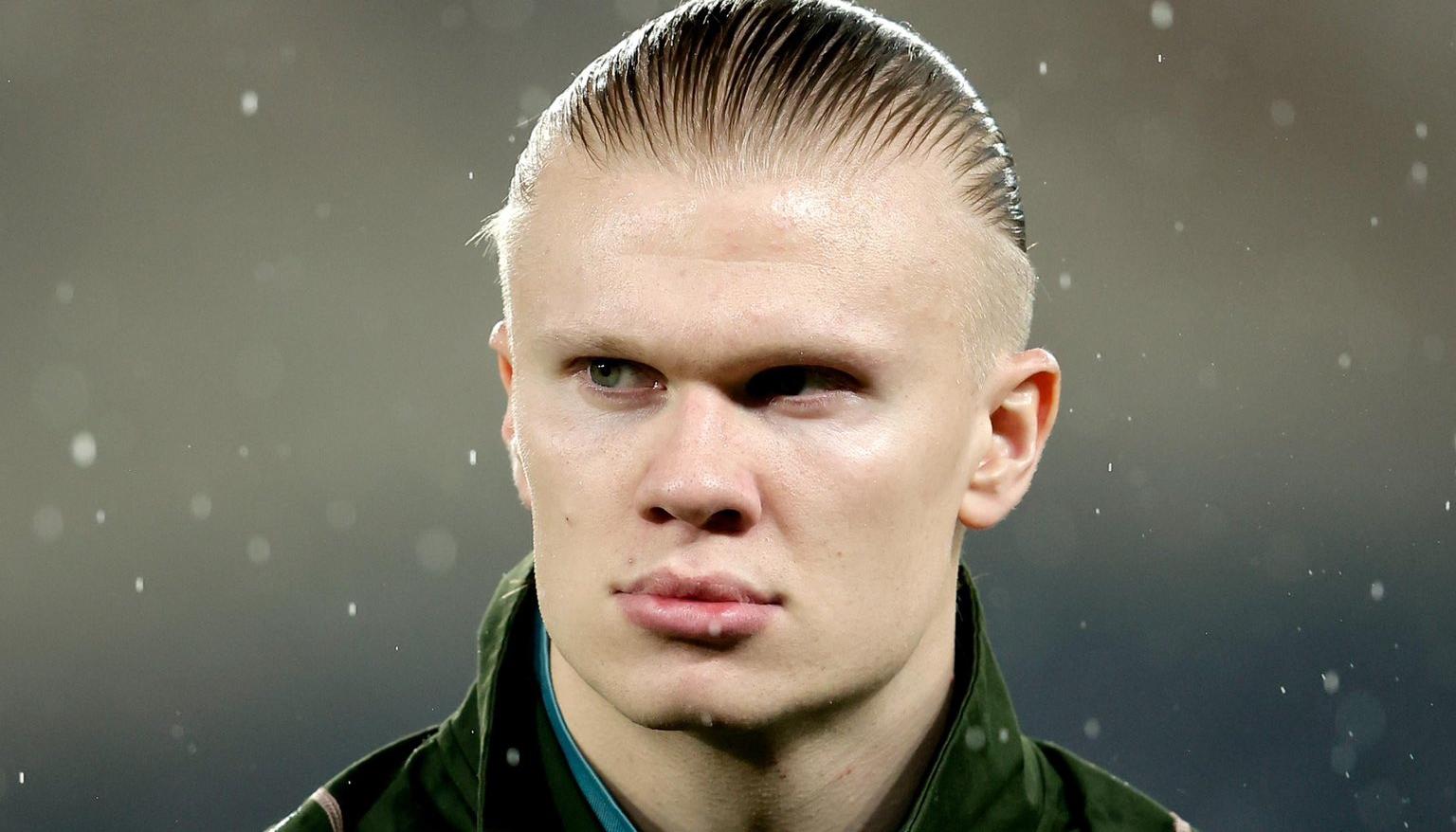 Erling Haaland, delantero del Manchester City.
