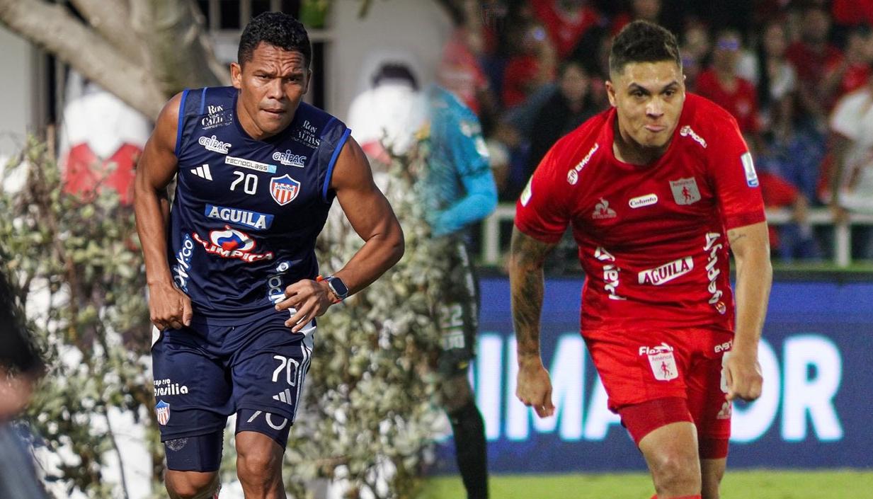Carlos Bacca y Juan Fernando Quintero, figuras de Junior y América.