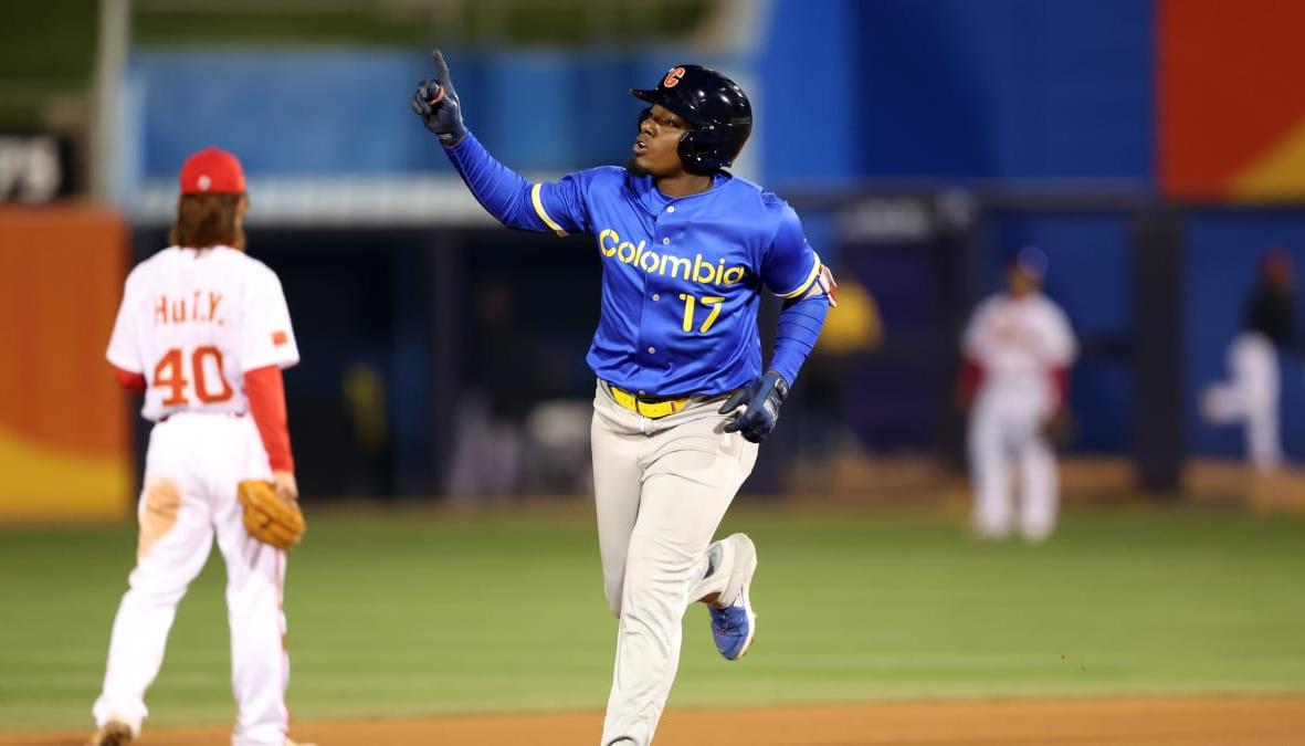 Jesús Marriaga bateó un jonrón y empujó cuatro carreras para Colombia.