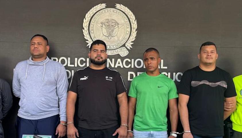 Los presuntos homicidas.