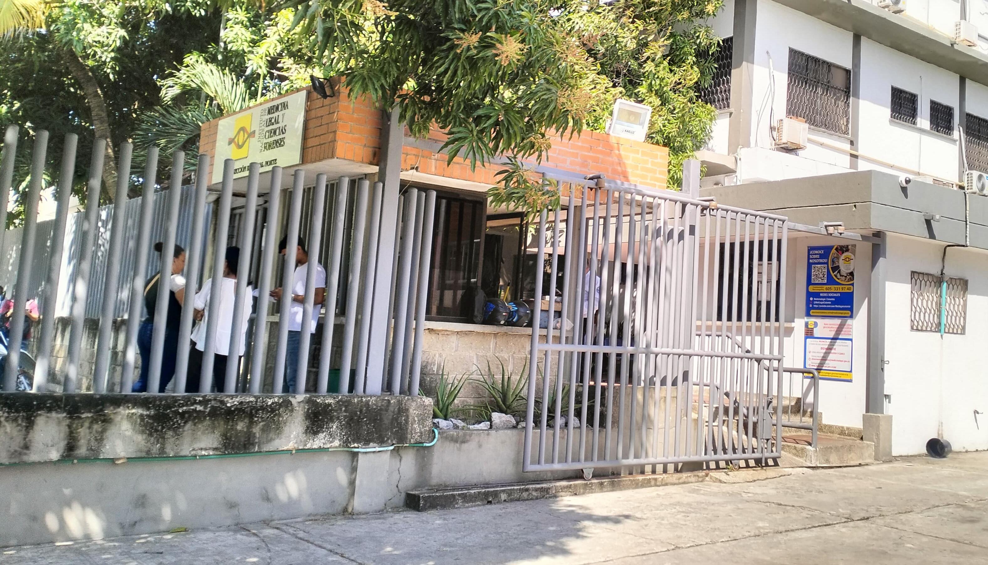 Fachada de Medicina Legal en Barranquilla.