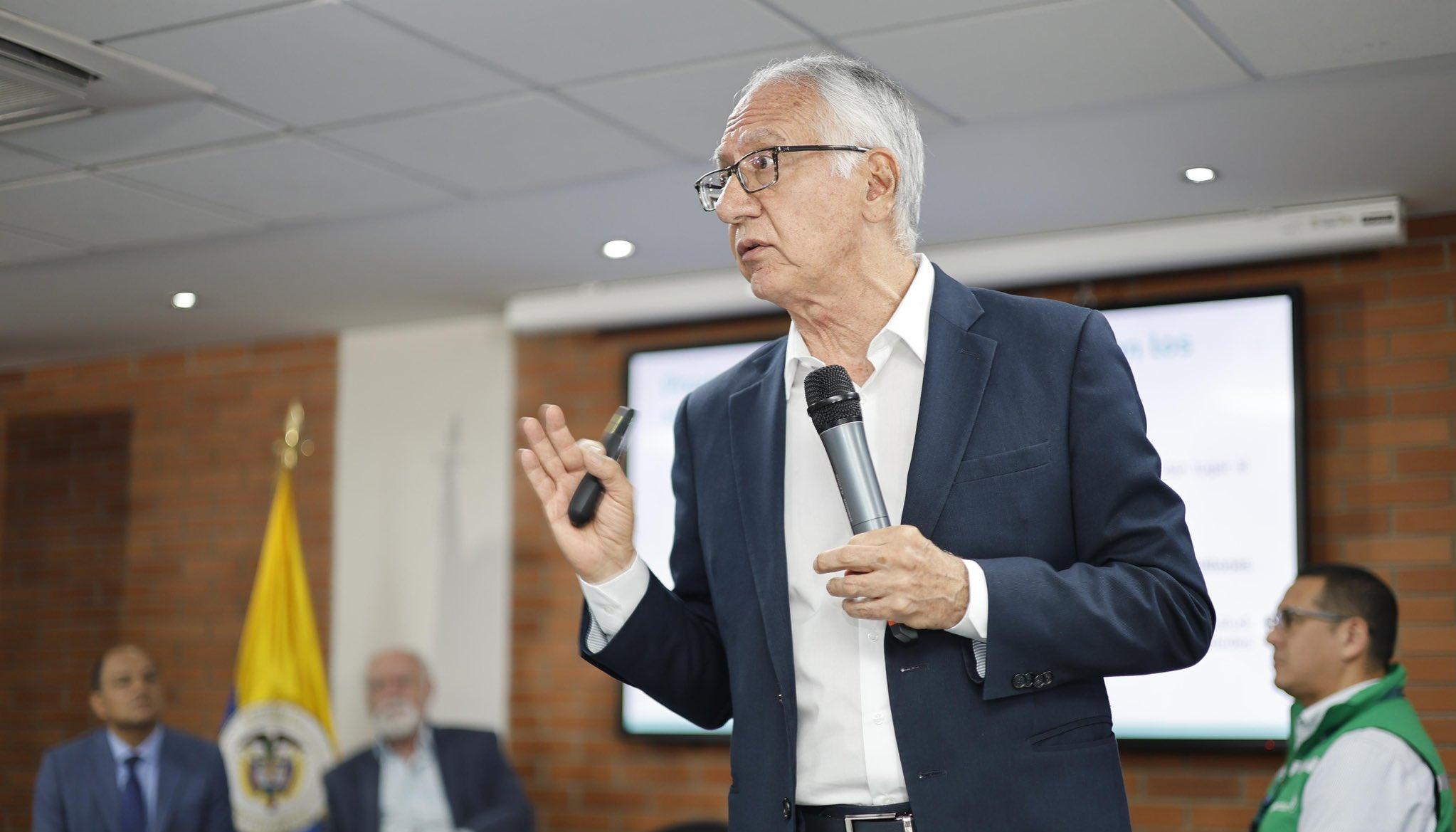 Ministro de Salud y Protección Social, Guillermo Alfonso Jaramillo.