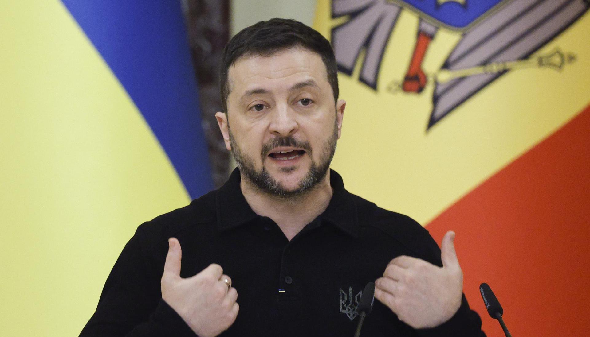 Presidente de Ucrania, Volodímir Zelenski.