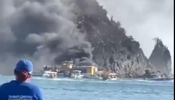 Imagen del incendio.