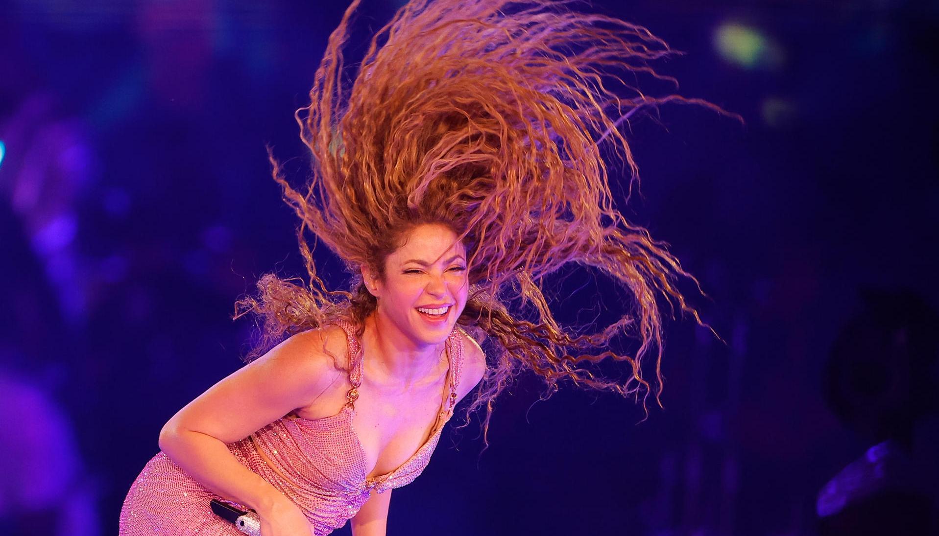La cantante barranquillera Shakira en Buenos Aires. 