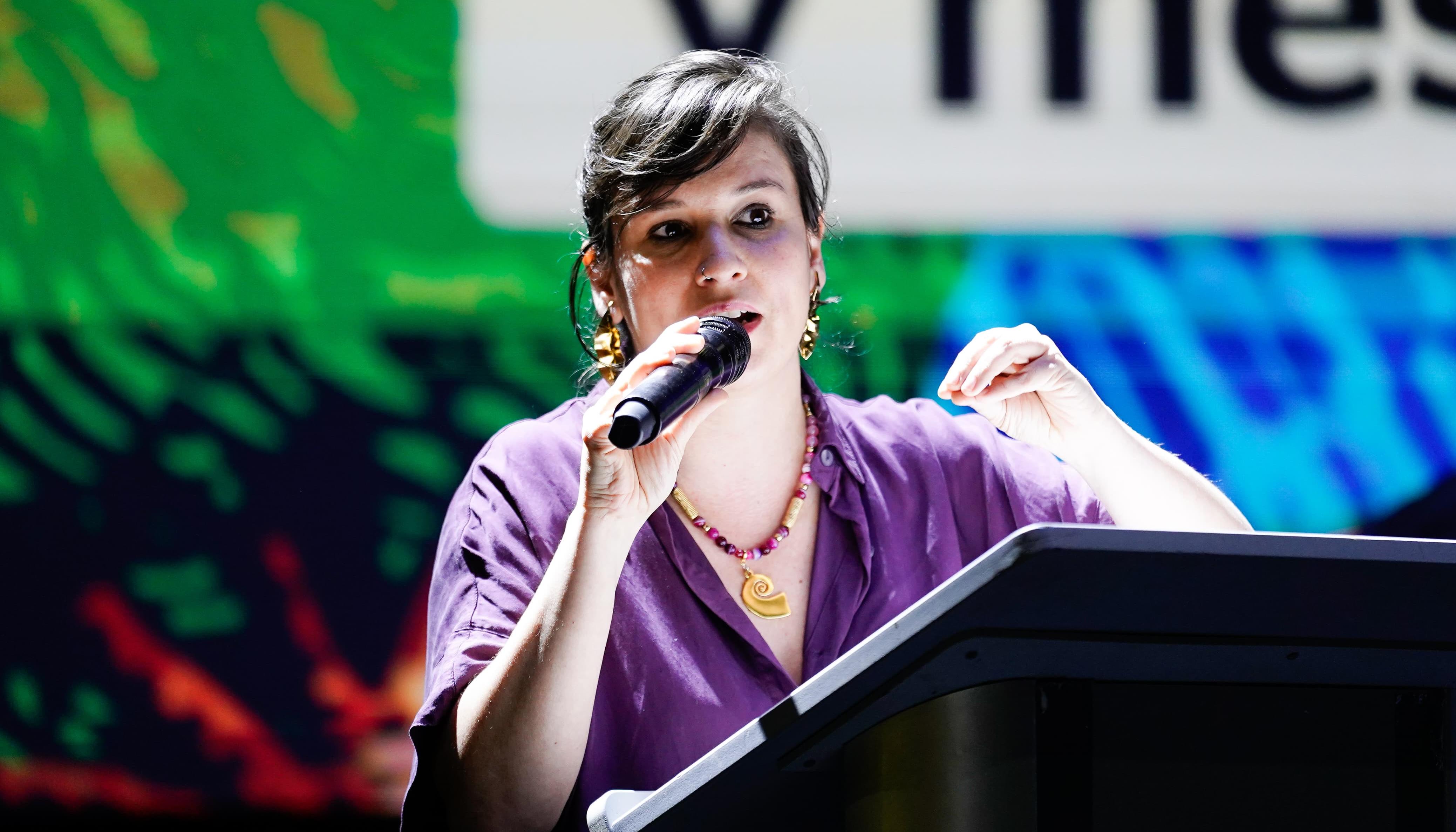 La Viceministra de las Mujeres, del Ministerio de la Igualdad y Equidad de Género, Tamara Ospina.