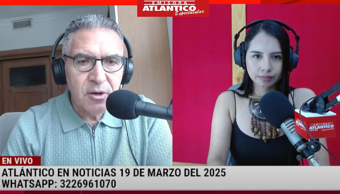 Transmisión de Atlántico en Noticias.