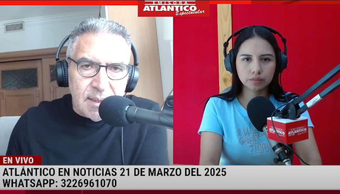 Transmisión de Atlántico en Noticias.