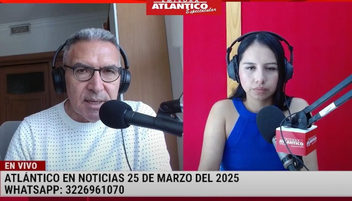 Transmisión de Atlántico en Noticias.