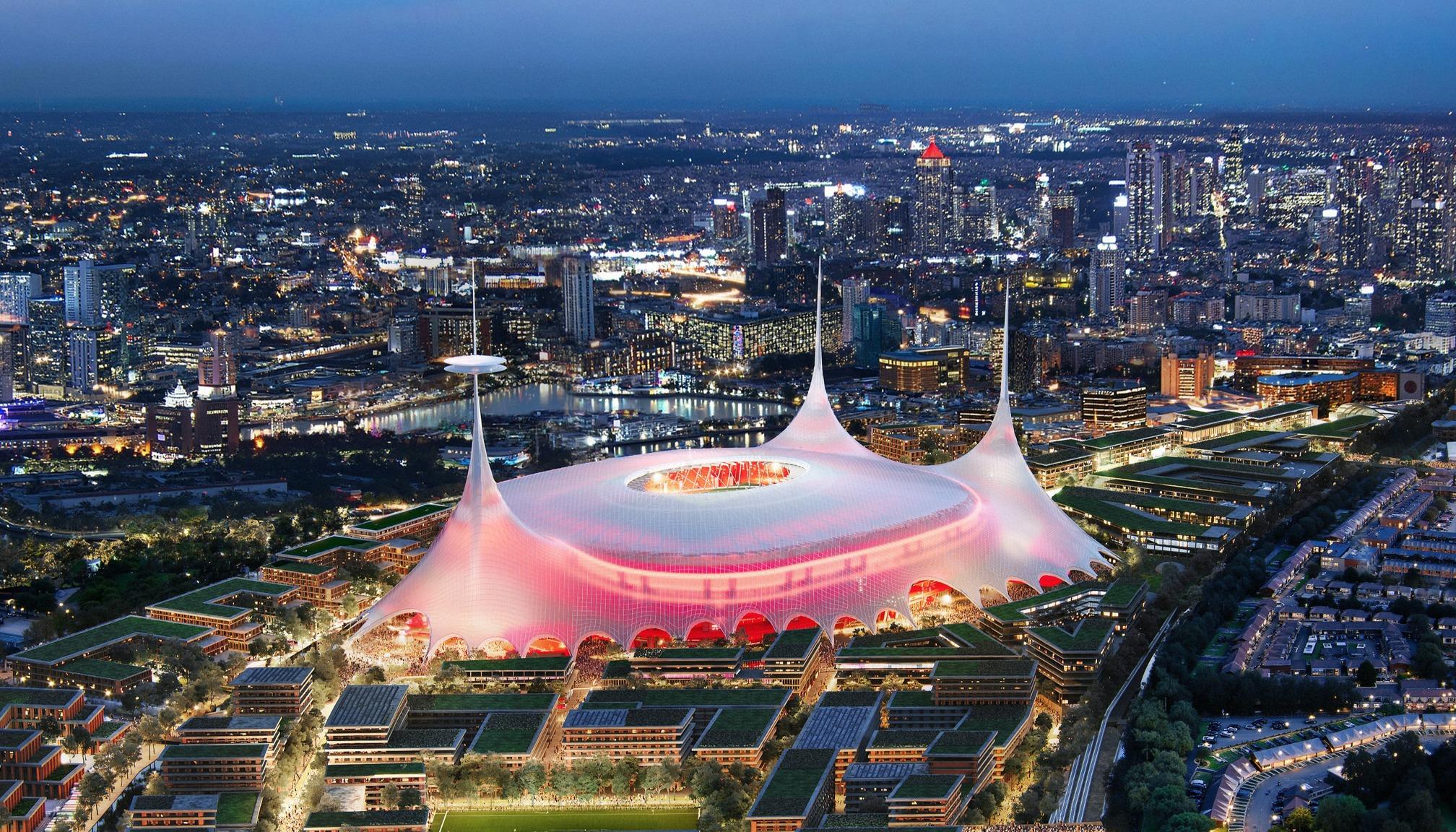 Así será el nuevo estadio del Manchester United.