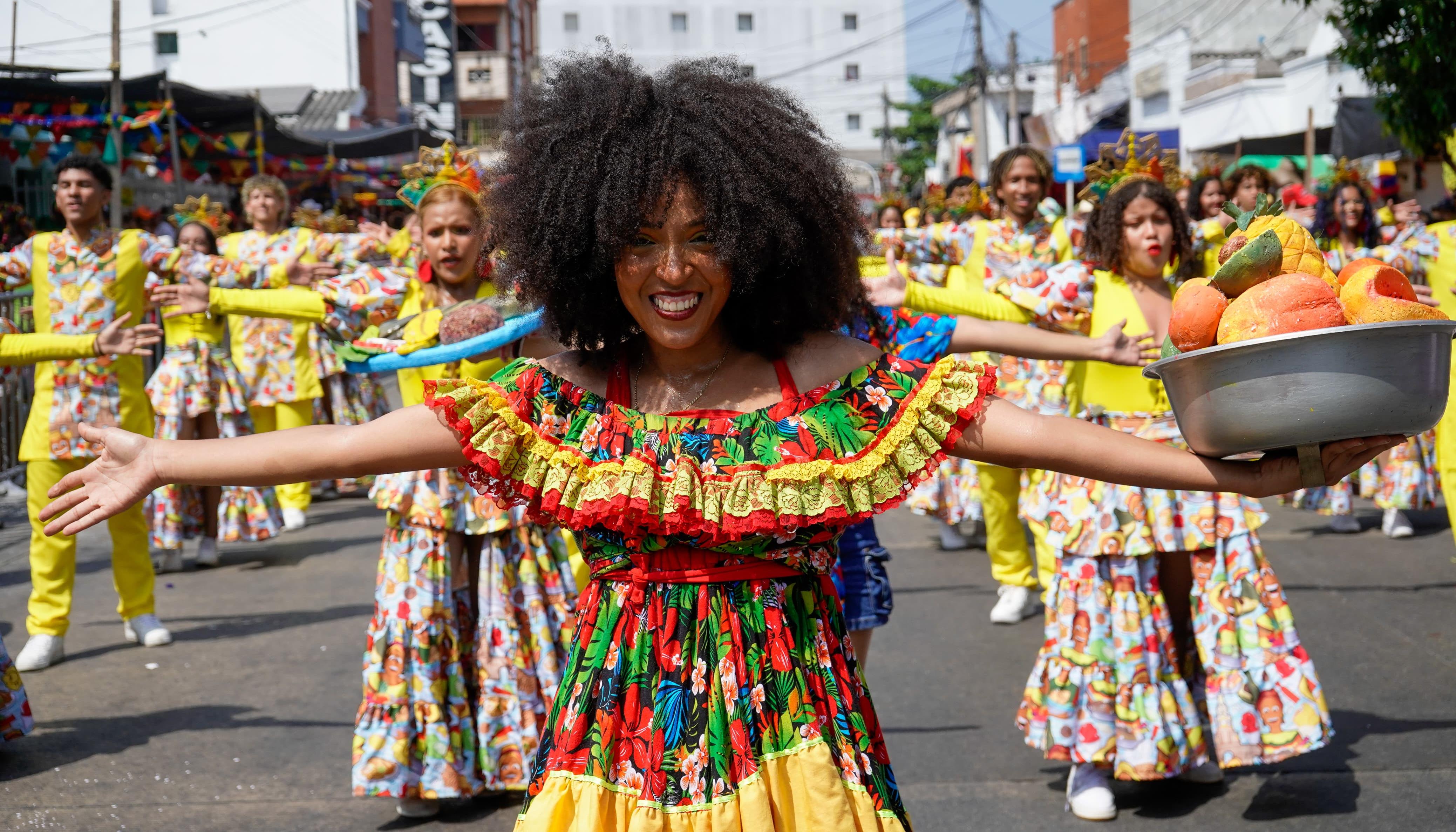 La comparsa "Yo soy Cartagena".