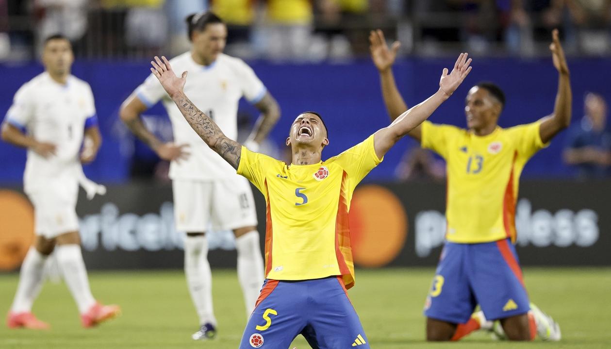 Kevin Castaño con la camiseta de la Selección Colombia en la pasada Copa América.