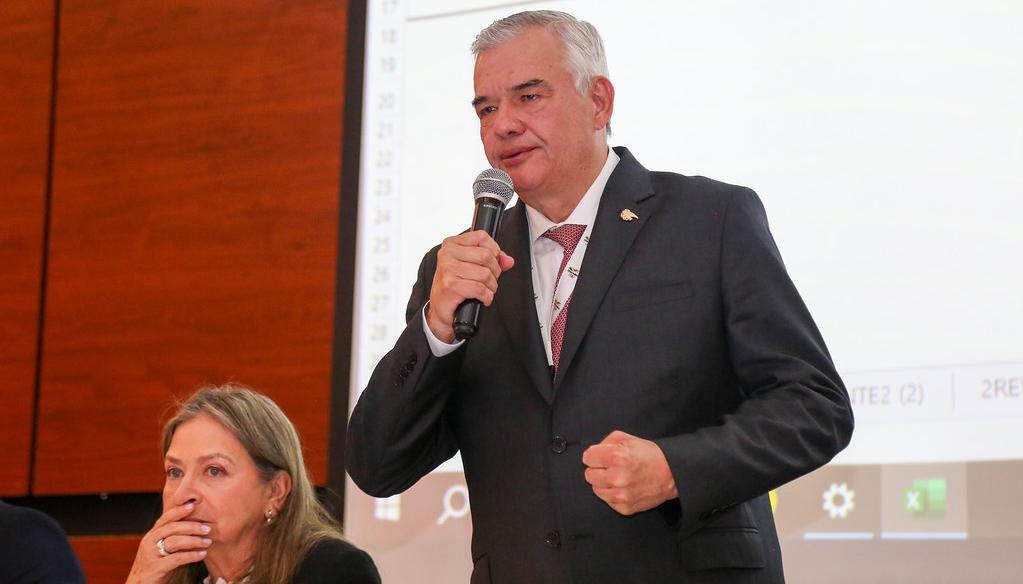 Ciro Solano preside desde 2021 el Comité Olímpico Colombiano. 