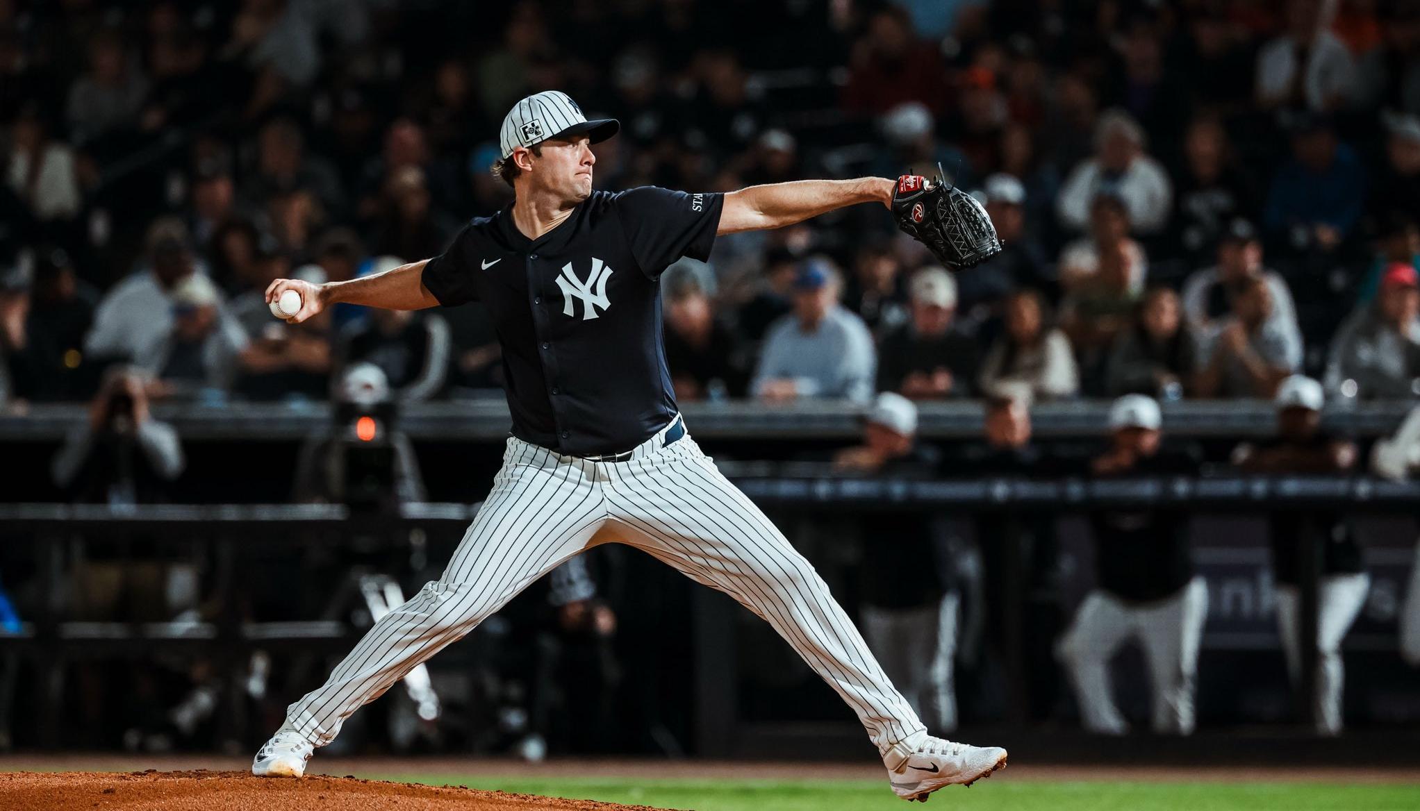 Gerrit Cole, lanzador derecho de los Yanquis de Nueva York.