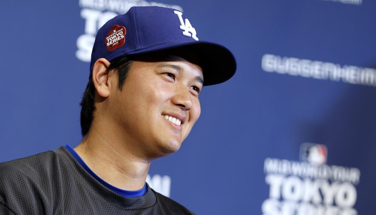 Shohei Ohtani, pelotero japonés de los Dodgers de Los Ángeles. 