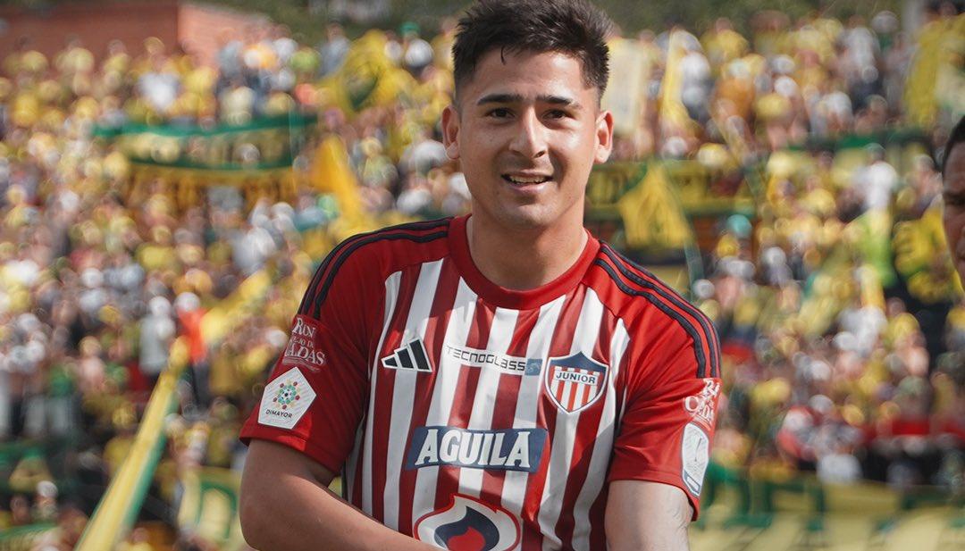 El paraguayo Guillermo Paiva marcó su primer gol con la camiseta del Junior. 