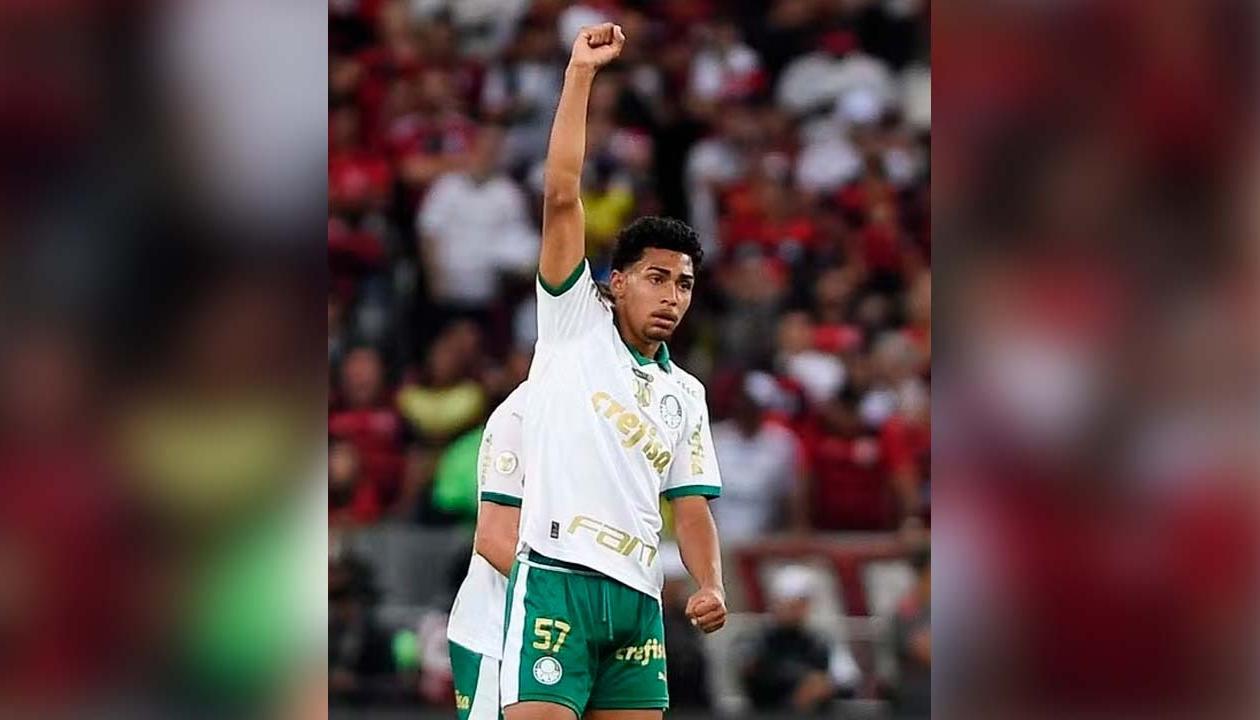 Luighi Hanri, delantero del Palmeiras sub-20.