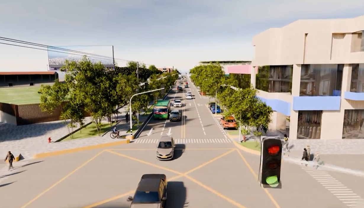 Render del proyecto de la calle 72.