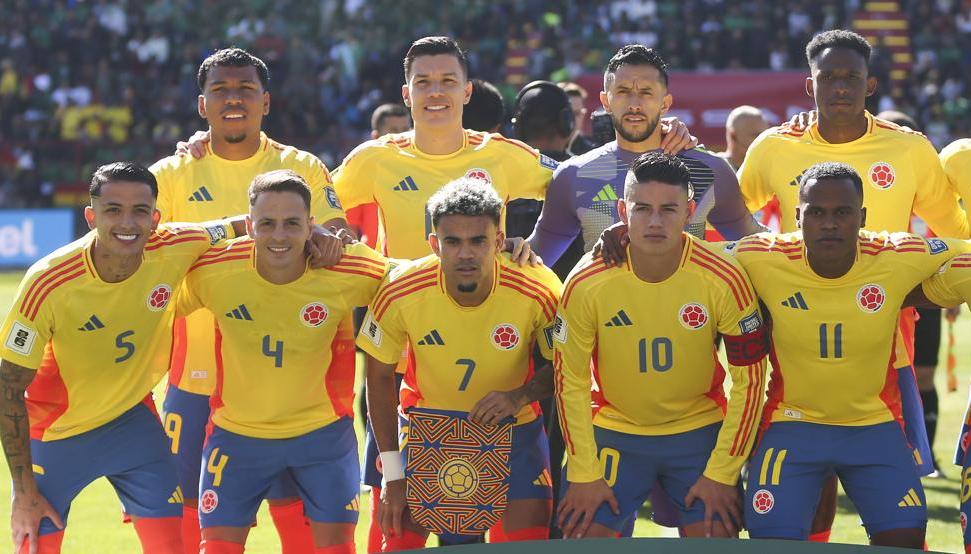 Titular de Colombia en un partido de Eliminatoria 2026.