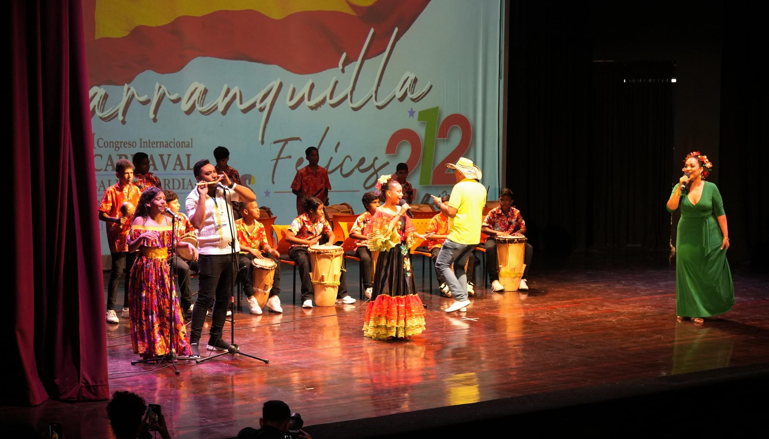 Muestra folclórica del Carnaval de Barranquilla.