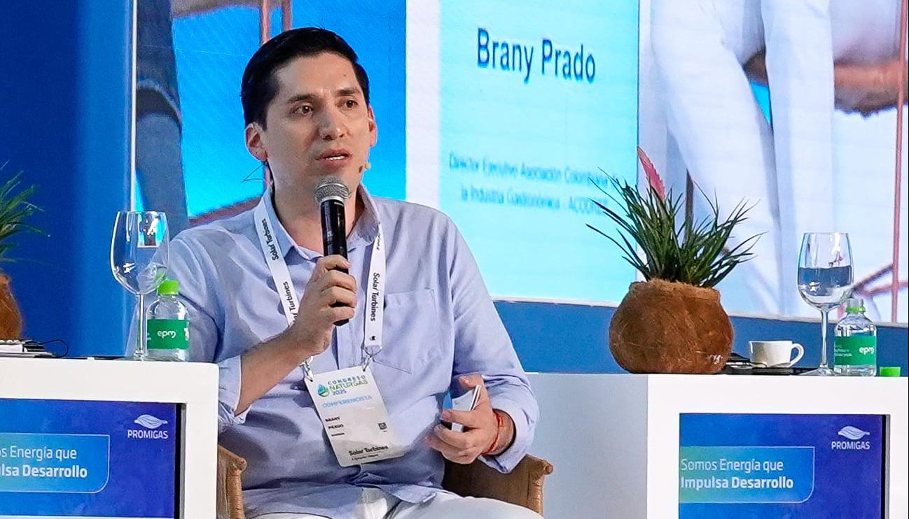 El director ejecutivo de la Asociación Colombiana de la Industria Gastronómica (Acodres), Brany Prado.