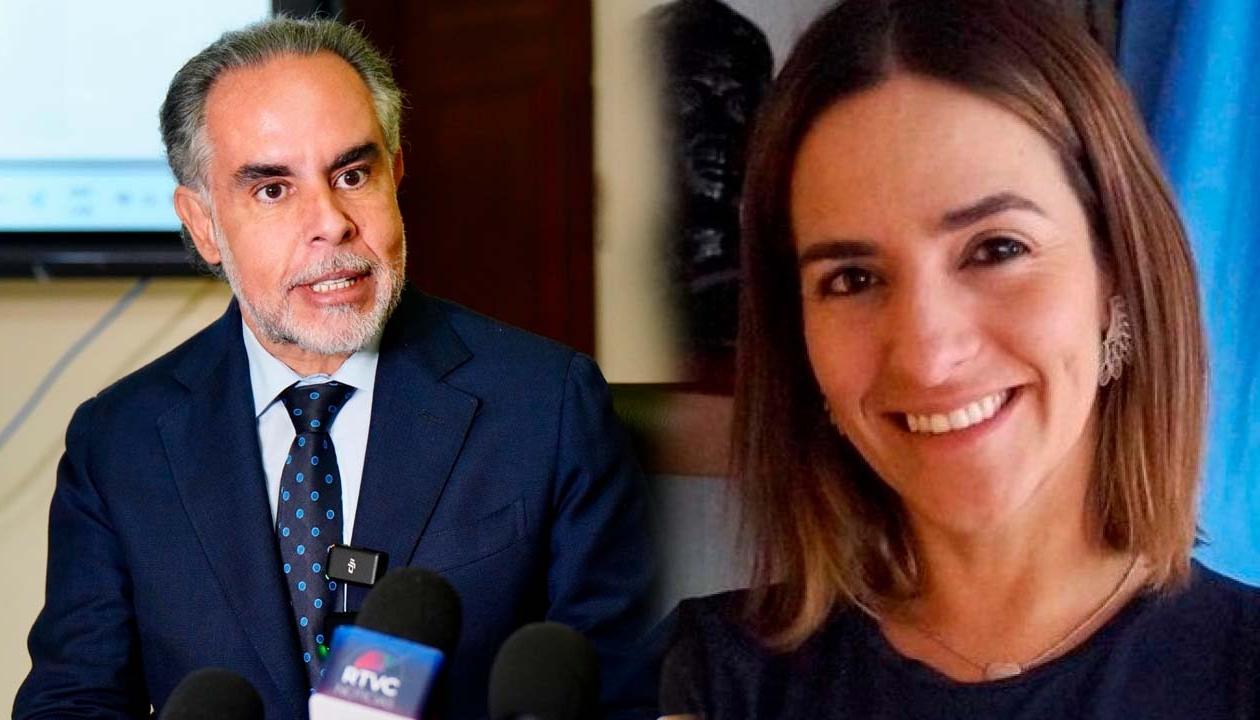 Armando Benedetti y Lina Arbeláez.
